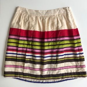 NWOT Loft multi-colored skirt